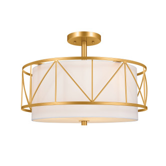 Birkleigh Three Light Pendant/Semi Flush (52075CLG)