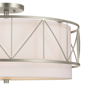 Birkleigh Four Light Semi Flush Mount (52076SN)