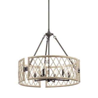 Oana Six Light Chandelier (52077WWW)