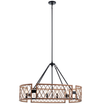 Kichler - 52078PAL - Six Light Chandelier - Oana - Palm