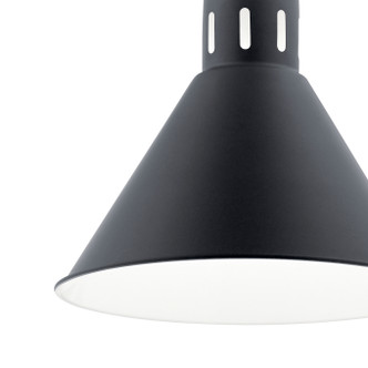 Zailey One Light Pendant (52176BK)