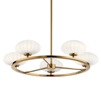 Pim Five Light Chandelier (52223FXG)