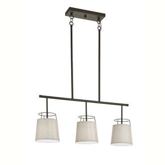 Kichler - 52263OZ - Three Light Linear Chandelier - Marika - Olde Bronze