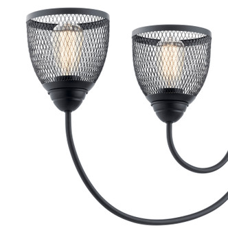 Voclain Four Light Linear Chandelier (52273BK)