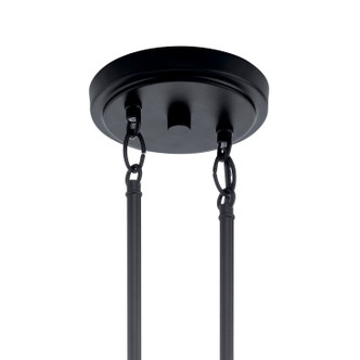 Voclain Four Light Linear Chandelier (52273BK)