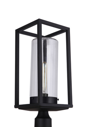 Craftmade - ZA4825-MN - One Light Post Mount - Neo - Midnight