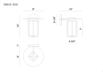 Florin LED Wall Sconce (49843-019)