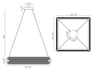 Neoness LED Chandelier (50053-018)