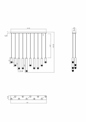 Cambre LED Linear Chandelier (50129-010)