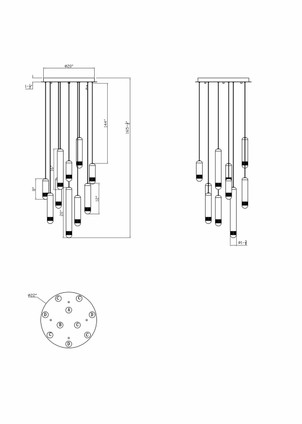 Cambre LED Chandelier (50130-023)