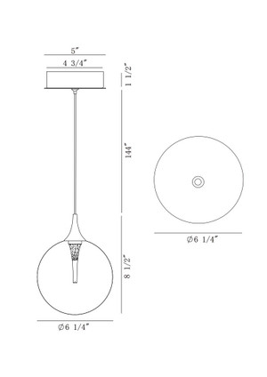 Iissa LED Pendant (50251-032)