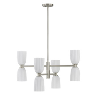 Baldwin Eight Light Chandelier (1-1248-8-SN)