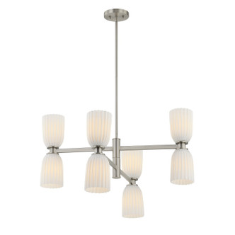 Baldwin Eight Light Chandelier (1-1248-8-SN)