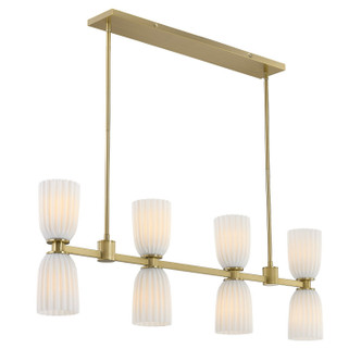 Baldwin Eight Light Linear Chandelier (1-1249-8-127)