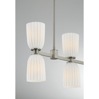Baldwin Eight Light Linear Chandelier (1-1249-8-SN)