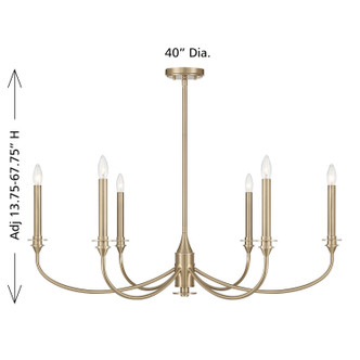 Coventry Six Light Chandelier (1-1500-6-127)
