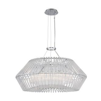 Kalco - 508452CH - Six Light Pendant - Taza - Chrome