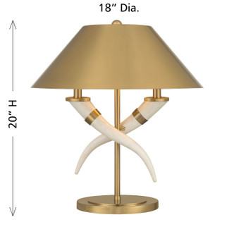 Hearne Two Light Table Lamp (11-DF15)