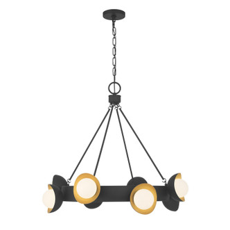 Savoy House - 1-2411-8-343 - LED Chandelier - Pierson - Black Cashmere and True Gold