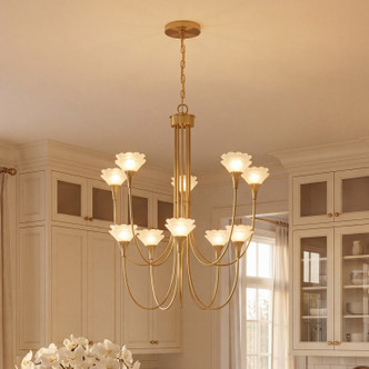 Florena Ten Light Chandelier (1-5083-10-127)
