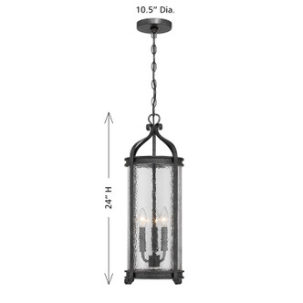 Preston Three Light Outdoor Hanging Lantern (5-110-337)