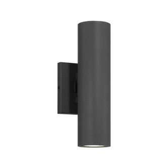 Kelley LED Outdoor Wall Lantern (5-CYL-2-5CCT-BK)