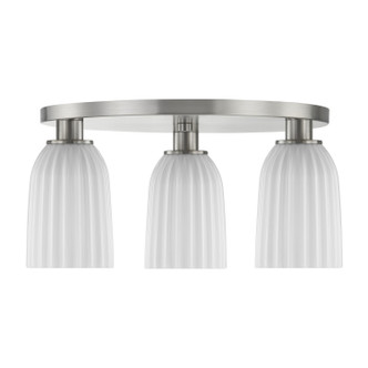 Baldwin Three Light Flush Mount (6-1247-3-SN)