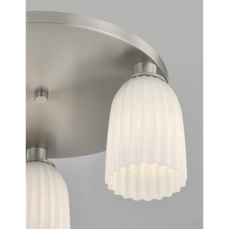 Baldwin Three Light Flush Mount (6-1247-3-SN)