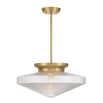 Savoy House - 6-4464-1-322 - One Light Convertible - Norwich - Warm Brass