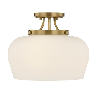 Savoy House - 6-6035-3-322 - Three Light Semi-Flush Mount - Octave - Satin Nickel
