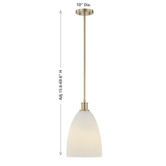 Baldwin One Light Pendant (7-1244-1-127)