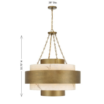 Davenport Eight Light Pendant (7-3092-8-339)