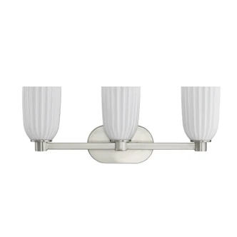 Baldwin Three Light Bathroom Vanity (8-1245-3-SN)
