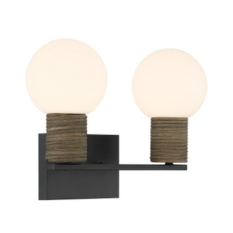 Jarrell Two Light Bathroom Vanity (8-4081-2-BK)