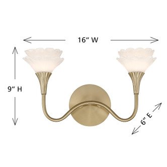 Florena Two Light Bathroom Vanity (8-5081-2-127)