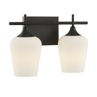Octave Two Light Bathroom Vanity (8-6030-2-BK)