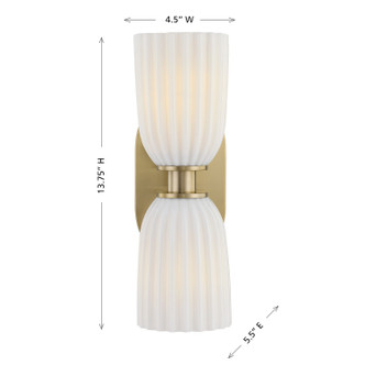 Baldwin Two Light Wall Sconce (9-1245-2-127)