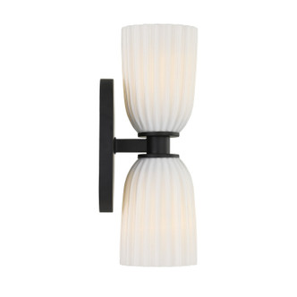 Baldwin Two Light Wall Sconce (9-1245-2-BK)