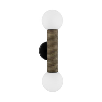 Jarrell Two Light Wall Sconce (9-4081-2-BK)