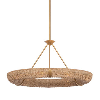 Troy Lighting - F3836-PGL - Nine Light Chandelier - Floyd - Patina Gold Leaf