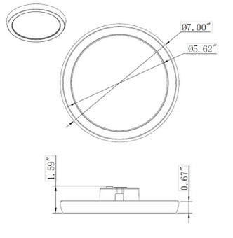 LED Flush Mount (62-1713)