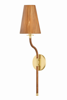 Hudson Valley - 1625-AGB - One Light Wall Sconce - Atwood - Aged Brass
