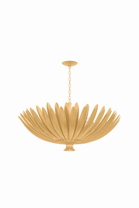 Hudson Valley - 1848-VGL - 12 Light Chandelier - Whitfield - Vintage Gold Leaf
