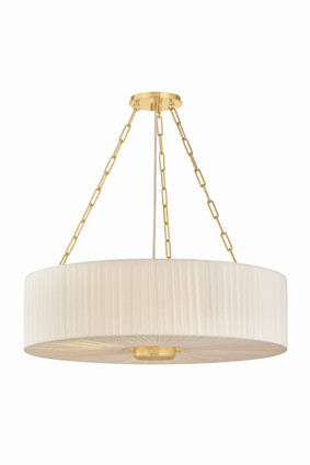 Hudson Valley - 2704-AGB - Four Light Chandelier - Camby - Aged Brass