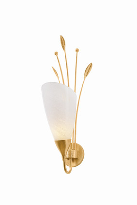 Hudson Valley - 9528-VGL - One Light Wall Sconce - Forest Glen - Vintage Gold Leaf