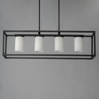 Lateral Four Light Linear Pendant (10288SWBK)