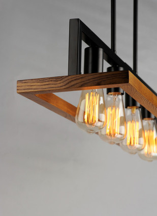 Black Forest Four Light Chandelier (10307BKASB)