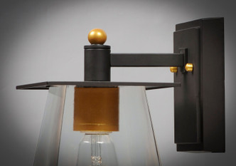 Chalet LED Outdoor Wall Sconce (10312CLBZGLD)