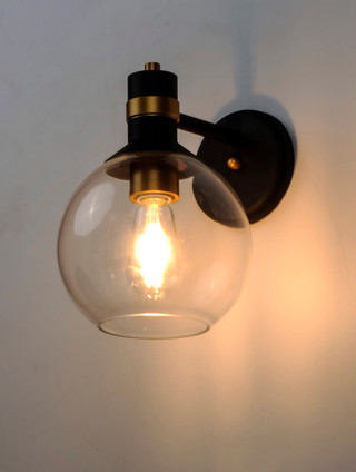 Cabin LED Outdoor Wall Sconce (10319CLBZGLD)