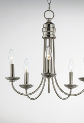 Logan Five Light Chandelier (10345SN)